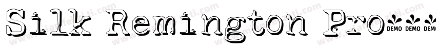 Silk Remington Pro字体转换